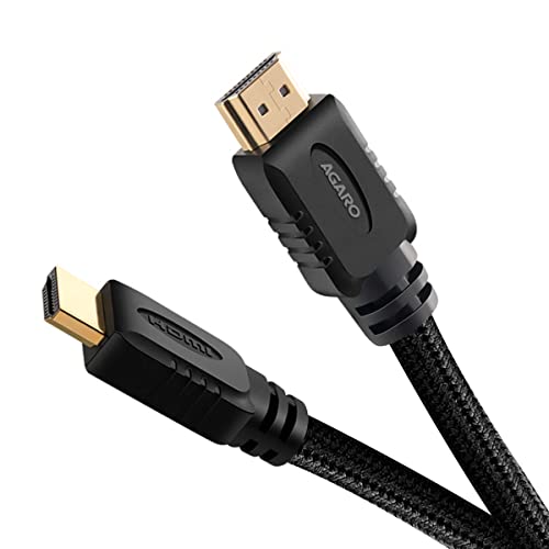 AGARO HDMI Cable 3 Meters, 2.1 Premium High Speed, Supports 48Gbps 8K@60Hz, Dynamic HDR, 3D, eARC, Cotton Braided Cord for PS5/PS4/Xbox/Apple TV/Proje