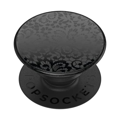 PopSockets Phone Grip with Expanding Kickstand, Adhesive Grip - Lace Noir