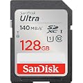 SanDisk 128GB Ultra SDXC UHS-I Memory Card (140MB/s)