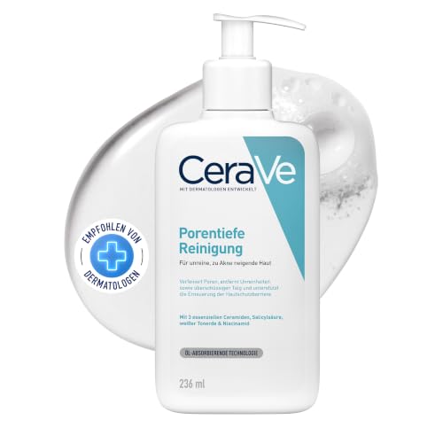 (-31%) CeraVe Porentiefe Reinigung Waschgel für das Gesicht gegen Pickel, 236 ml