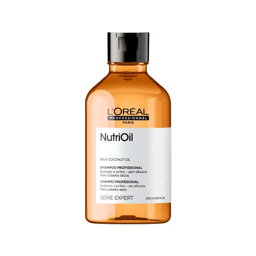 L'Oréal Professionnel NutriOil Shampoo de Nutrição Intensa com Óleo de Coco – Para Cabelos Secos, Limpeza Suave e Maciez...