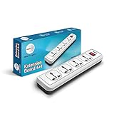 wipro 41 Extension Board 4 Universal Socket with Single Switch