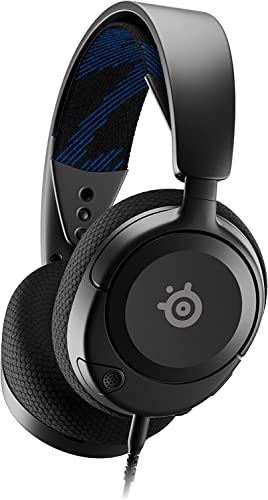 SteelSeries Arctis Nova 1P - Multi-systeem gamingheadset - HiFi-drivers - 360° ruimtelijke audio - Memory Foam-oorkussens - Ultralichtgewicht - PS5, PS4, PC, Switch, Xbox - Zwart