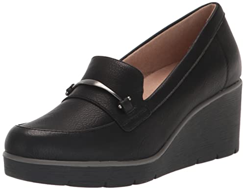 Naturalizer Soul Womens Achieve Loafer, Black, 8.5 US