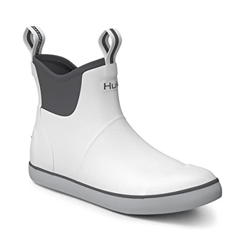 HUK Womens Rogue Wave Shoe | High-performance Fishing & Deck Boot, Solid - White, 8
