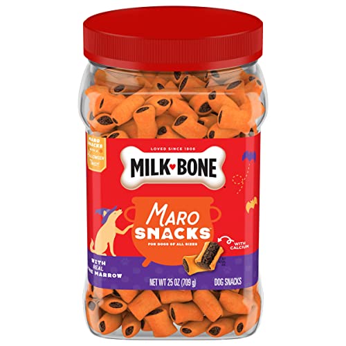Milk-Bone MaroSnacks Dog Snacks, Halloween Dog Treats, 25 oz. Canister