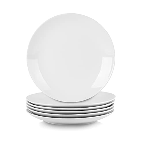 10 Strawberry Street Simply White 10.5" Coupe Dinner Plate, Set of 6