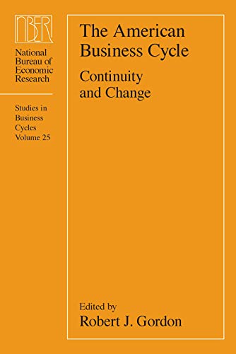The American Business Cycle book cover