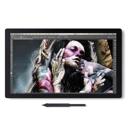 Wacom Cintiq Pro 17 Drawing Tablet with Screen, 17.3" Ultra HD 4K. 10-bit 120Hz Touchscreen Display Graphic Arts Tablet with Pro Pen 3, for Windows PC, Mac, Linux