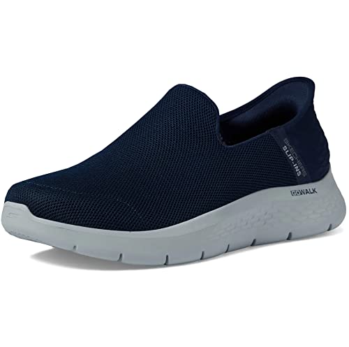 Skechers Men's Go Walk Flex No Hands Hands Free Slip-Ins Sneaker, Navy, 11