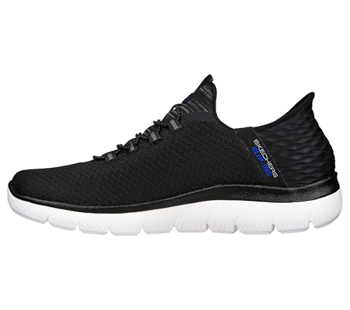 (-35%) Skechers Herren Summits High Range Slip-InTurnschuhe, Black Mesh/Wht Trim, 42.5 EU
