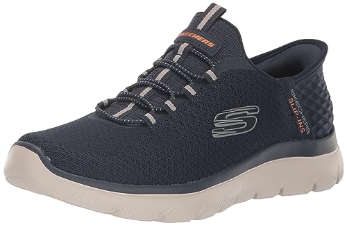 (-42%) Skechers Herren Summits High Range Slip-InTurnschuhe, Navy Mesh/Trim, 43 EU