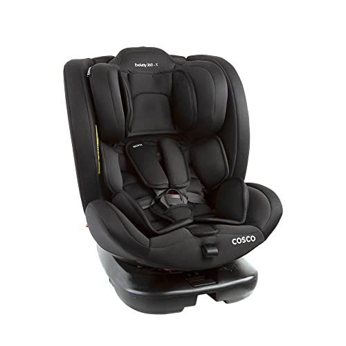 Cadeirinha Evolutty 360 X Cosco Kids 0 a 36kg com Giro 360º Isofix Preto!