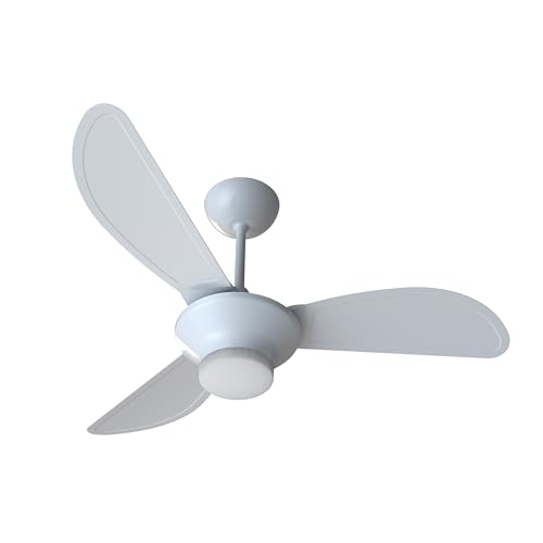 Ventilador de Teto Ventisol Mistral Inverter LED 18W Branco 3 Pás, Bivolt