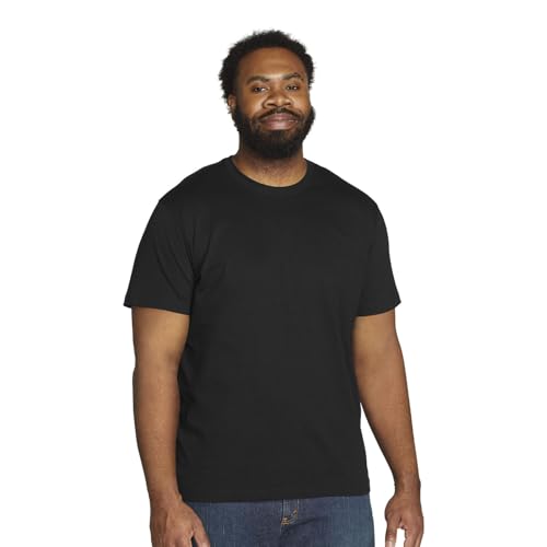 Eddie Bauer Men's Legend Wash 100% Cotton Short-Sleeve Classic T-Shirt, Black, X-Large