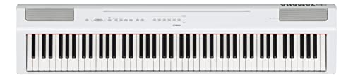 Yamaha P125A, 88-Key Weighted Action Digital Piano with Power Supply and Sustain Pedal (P125AWH)