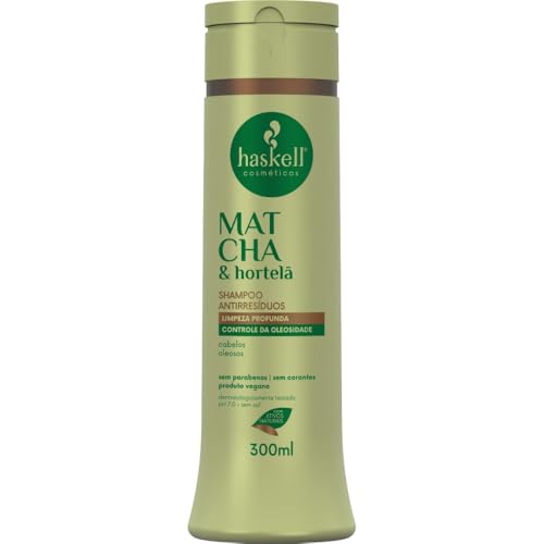Shampoo Antirresíduos Matcha Hortelã Haskell