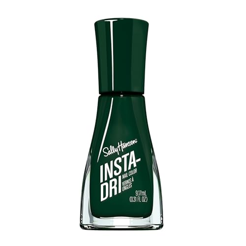 Sally Hansen Insta-Dri, C-hill Out, Quick Dry, Long Lasting, Opaque, Shiny Green Nail Polish