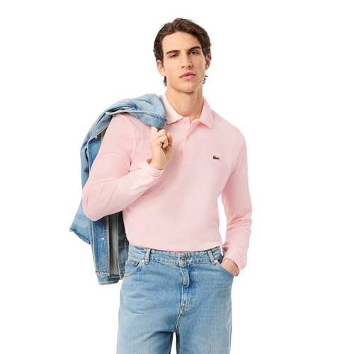 Lacoste Mens Cotton Classic Fit Long Sleeve L.12.12 Polo Shirt