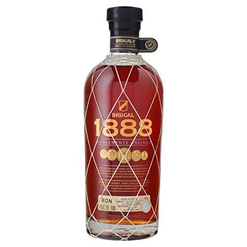 Brugal 1888 Double Aged Rum 70cl Gift Pack