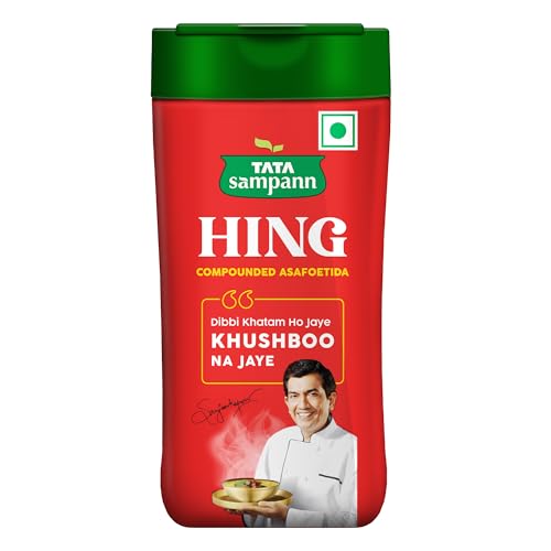 Tata Sampann Hing, Compounded Asafoetida (Bandhani Hing), 100g, Recommended by Chef Sanjeev Kapoor, Strong Flavour & Aroma