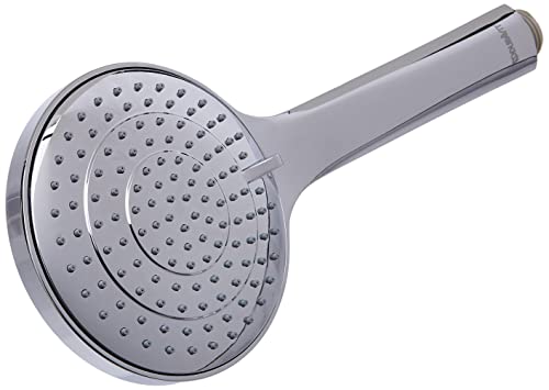 (-25%) Duravit Universal Duschkopf, Duschbrause mit 3 Strahlarten (Rain, Intense, Soft), Handbrause rund (Ø 110 mm), Brausekopf mit wassersparender MinusFlow-Funktion, reinigungsfreundlich, UV0650017010