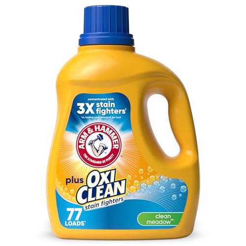 Arm And Hammer Plus Oxiclean Clean Meadow 77 Loads Liquid Laundry