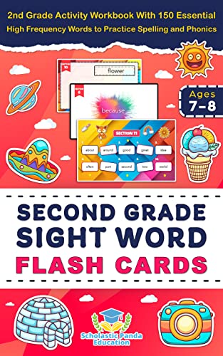 Second Grade Sight Word Reading Flash Cards cover