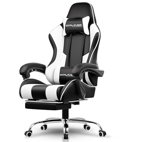 GTPLAYER Gaming Chair with Footrest