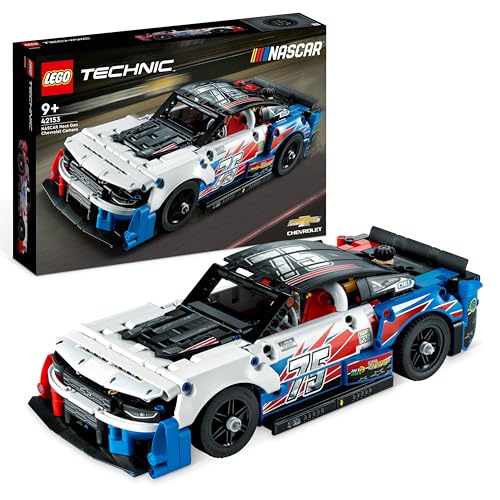 LEGO 42153 Technic NASCAR Next Gen Chevrolet Camaro ZL1 Model Car Kit, Racing Vehicle Toy, Collectible Motorsport Kit