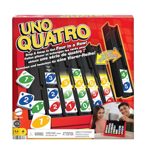Mattel UNO Quatro A new game in the world of Uno.