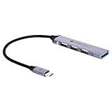 ZEBRONICS TA200U Type C to USB 30 4 Port hub