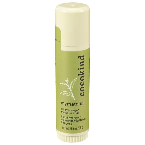 Cocokind Mymatcha All-Over Moisture Stick, Lip Balm and Eye Cream for Dry Skin 0.5 Oz