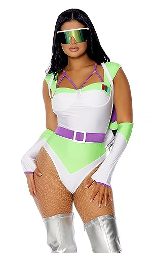 Forplay Women's Beyond Sexy Movie Character Costume Set, White, M/L