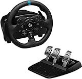 【Amazon.co.jp限定】 Logicool G ハンコン G923d グランツーリスモ7 動作確認済み PS5 PS4 PC ハンドル コントローラー レーシング ゲーム フォースフィードバックシステム ステアリング 国内正規品 1年間メーカー保証 ※Amazon限定の壁紙ダウンロード付き ブラック