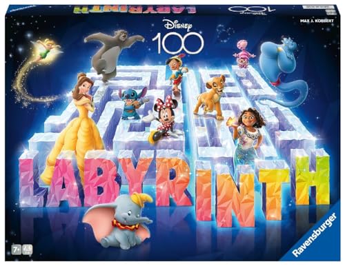 (-32%) Ravensburger 27460 - Disney Labyrinth - Der Familienspiel-Klassiker für 2-4 Spieler, Spiel ab 7 Jahren mit den beliebtesten Disney Charakteren