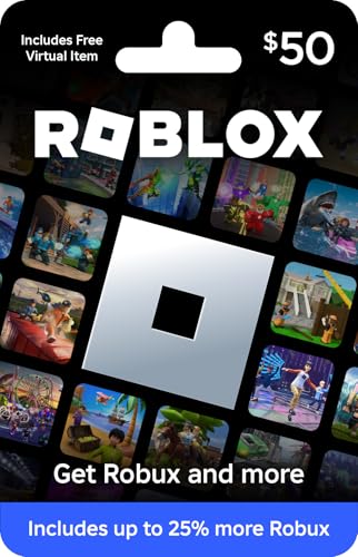 Roblox Physical Gift Card [Includes Free Virtual Item] [Redeem Worldwide]