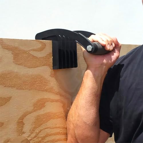 Goldblatt Panel Carrier, Plywood Lifting Tool, Drywall Carrying Tool - Plywood Carriers Tool for Wood, Synthetic Cement Board - Clamping Thickness up to 1 inch