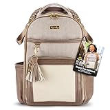 Itzy Ritzy Boss Diaper Bag Backpack (Vanilla Latte)