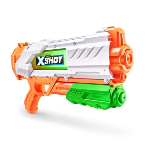XSHOT Fast-Fill Medium Water Blaster by ZURU, Watergun for Summer, XSHOT Water Toys, Squirt Gun Soaker (Fills with Water in just 1 Second!) Big Water Toy for Children, Boys, Teen, Men (Medium)