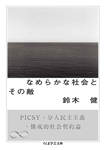 なめらかな社会とその敵　──PICSY・分人民主主義・構成的社会契約論 (ちくま学芸文庫) の表紙