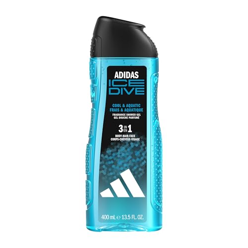 (-28%) adidas 3in1 Ice Dive Duschgel für ihn, mit aquatisch-frischem Duft, 400 ml