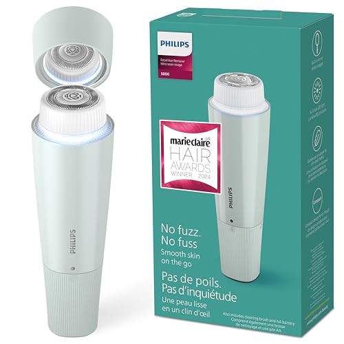 Philips Beauty Series 5000 Electric Shaver and Personal Groomer for Women, Cordless &amp; Compact, Hypoallergenic Head, 