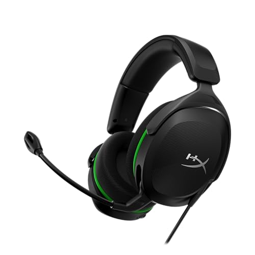 (-38%) HyperX CloudX Stinger 2 Core Gaming-Headset für Xbox Series X|S & Xbox One, offiziell lizenziert, 40-mm-Treiber, Mikrofon mit Geräuschunterdrückung, Over-Ear, 3,5 mm Klinke, Schwarz