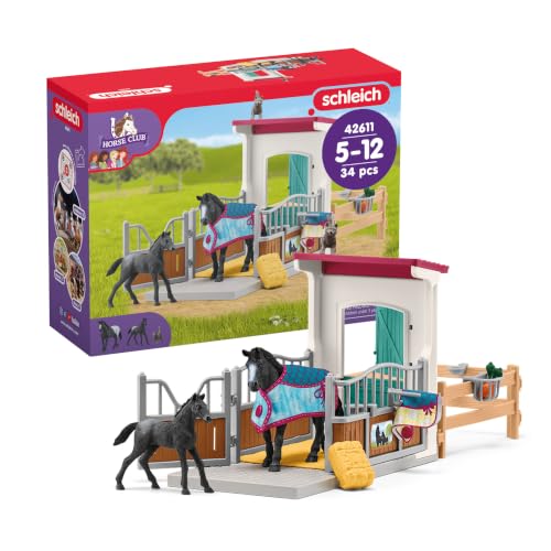 (-27%) Schleich Horse Club | Pferdebox mit Stute und Fohlen 42611 | 34 Teile