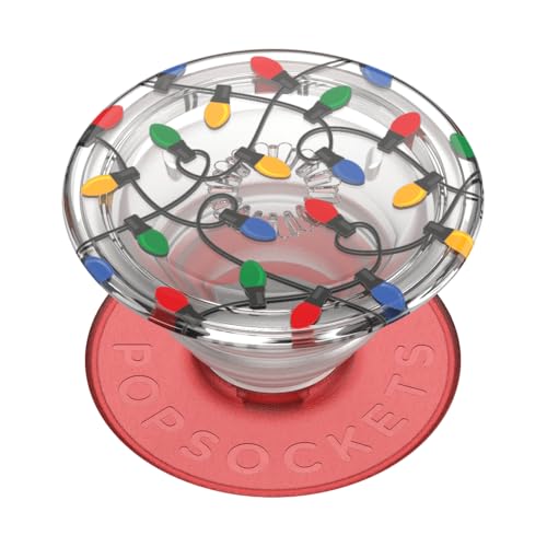 PopSockets Translucent Phone Grip with Expanding Kickstand, PopSockets for Phone, Adhesive Grip, Translucent PopGrip - Translucent Get Lit