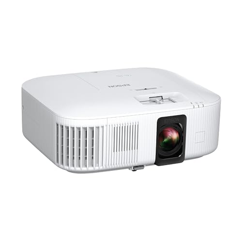 Epson Home Cinema 2350 4K PRO-UHD Smart Gaming Projector with Android TV, 3-Chip 3LCD, HDR10, HLG, 2,800 Lumens, Low Lat
