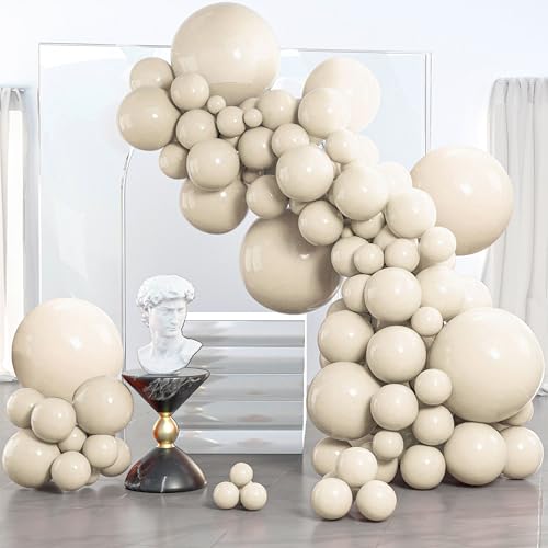 Partywoo White Balloons 140 Pcs Different Sizes Of 18 12 10 5 Inch