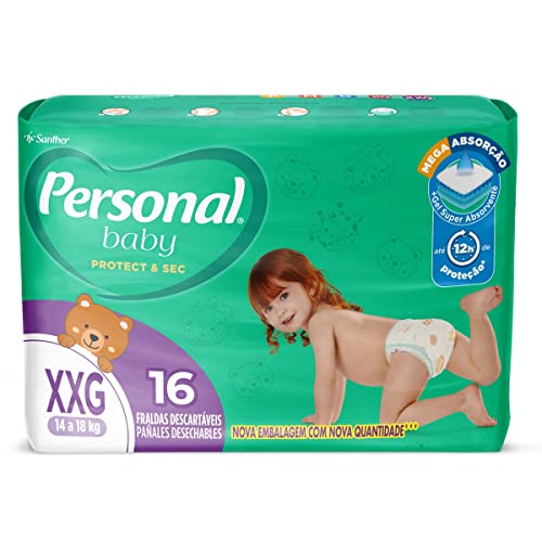 Fralda Personal Soft & Protect Jumbo Xxg 16Un