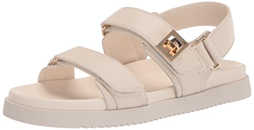 Steve Madden Women's Mona Sandal, Bone Leather, 9.5